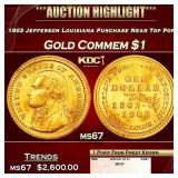 1903 Jefferson Louisiana Purchase Gold Commem Doll