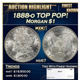 1888-o Morgan Dollar TOP POP! $1 ms67 SEGS
