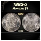 1883-o Morgan Dollar $1 Grades ms62+