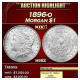 1896-o Morgan Dollar $1 ms62 USCG
