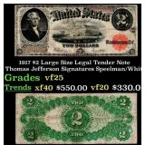 1917 Speelman/White $2 Large Size Legal Tender Not