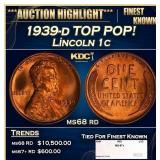 1941-p Lincoln Cent Near Top Pop 1c ms67+ rd SEGS