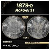 1879-o Morgan Dollar $1 Grades ms64