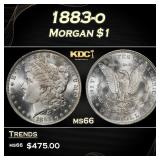 1883-o Morgan Dollar $1 Grades ms66