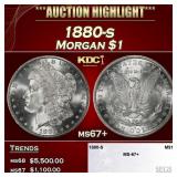 1880-s Morgan Dollar $1 ms67+ SEGS