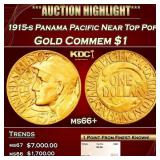 1915-s Panama Pacific Gold Commem Dollar Near Top