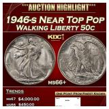 1946-s Walking Liberty Half Dollar Near Top Pop 50
