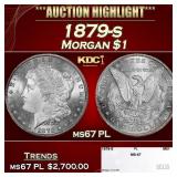 1879-s Morgan Dollar $1 ms67 PL SEGS