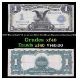 1899 $1 large size Silver Certificate "Black Eagle