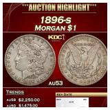 1896-s Morgan Dollar $1 au53 SEGS
