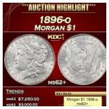 1896-o Morgan Dollar $1 ms62+ USCG