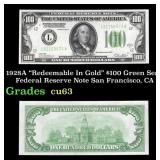 1928A $100 Green Seal Federal Reserve Note San Fra