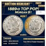 1889-o Morgan Dollar TOP POP! $1 ms66+ SEGS