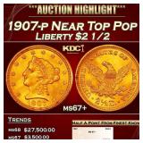 1907-p Gold Liberty Quarter Eagle Near Top Pop $2