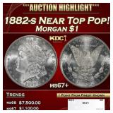 1882-s Morgan Dollar Near Top Pop! $1 ms67+ SEGS