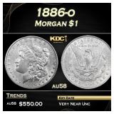 1886-o Morgan Dollar $1 Grades au58