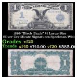 1899 $1 large size Silver Certificate "Black Eagle