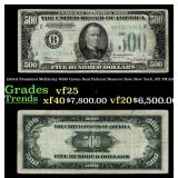 1934A FR-2202B $500 Green Seal Federal Reserve Not