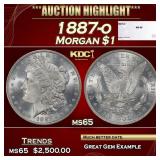 1887-o Morgan Dollar $1 ms65 SEGS