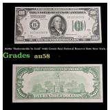 1928a $100 Green Seal Federal Reserve Note New Yor