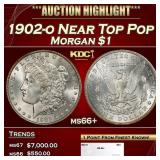 1902-o Morgan Dollar Near Top Pop $1 ms66+ SEGS