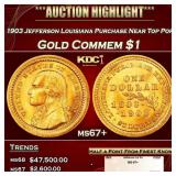 1903 Jefferson Louisiana Purchase Gold Commem Doll