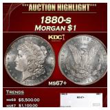 1880-s Morgan Dollar $1 ms67+ SEGS