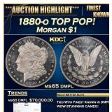 1880-o Morgan Dollar TOP POP! $1 ms65 dmpl SEGS