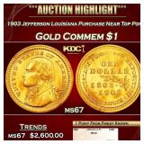 1903 Jefferson Louisiana Purchase Gold Commem Doll