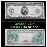 1914 $5 Large Size Blue Seal Federal Reserve Note