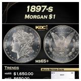 1897-s Morgan Dollar $1 ms65+ SEGS