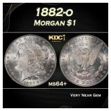 1882-o Morgan Dollar $1 Grades ms64+