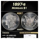 1897-s Morgan Dollar $1 ms65+ SEGS