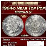 1904-o Morgan Dollar Near Top Pop! $1 ms66+ SEGS