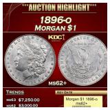 1896-o Morgan Dollar $1 ms62+ USCG