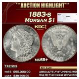 1883-s Morgan Dollar $1 ms65+ SEGS