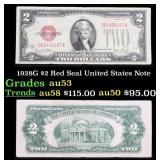 1928G $2 Red Seal United States Note Grades Select