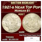 1921-s Morgan Dollar Near Top Pop! $1 ms66 SEGS