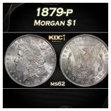 1879-p Morgan Dollar $1 Grades ms62