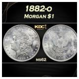 1882-o Morgan Dollar $1 Grades ms62