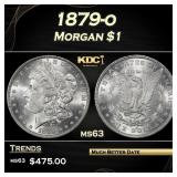 1879-o Morgan Dollar $1 Grades ms63