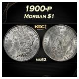 1900-p Morgan Dollar $1 Grades ms62