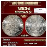 1883-s Morgan Dollar $1 ms64+ SEGS