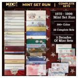 1970-1999 Mint Set Run 392 Coins 28 Complete Sets
