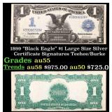 1899 $1 large size Silver Certificate "Black Eagle