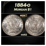 1884-o Morgan Dollar $1 Grades ms62