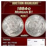 1884-o Morgan Dollar $1 ms66+ SEGS