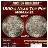 1890-o Morgan Dollar Near Top Pop $1 ms65+ SEGS