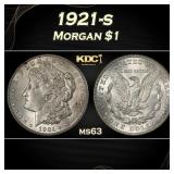 1921-s Morgan Dollar $1 Grades ms63