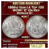 1886-o Morgan Dollar Vam-1A Top 100 WOW! 